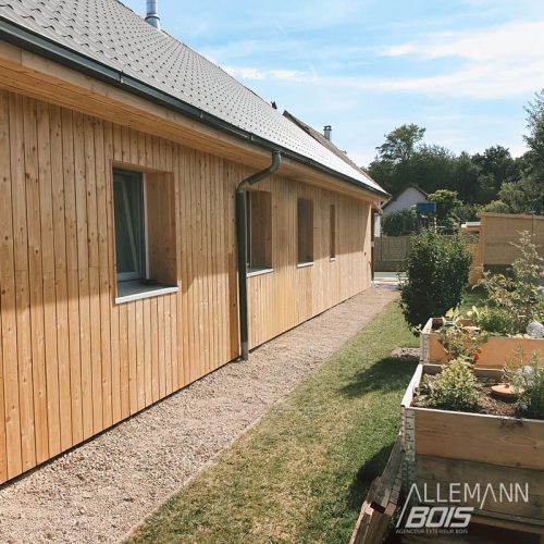Bardage bois sur maison, Allemann Bois